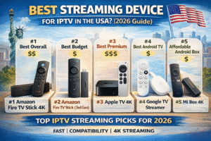 Read more about the article Which Is the Best Streaming Device for IPTV in the USA? (2026 Guide)