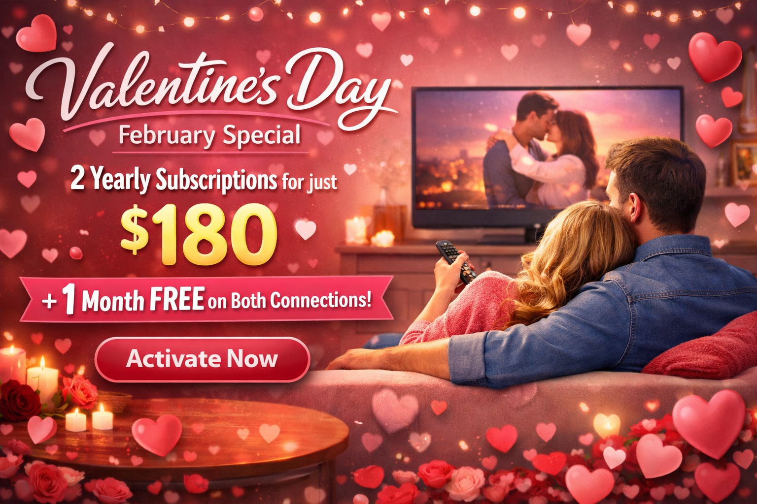 Valentine’s Day IPTV deal